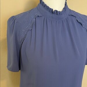 Ann Taylor Women's Blouse in Elegant Blue